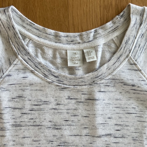 St Tropez West NWOT Soft Sweatshirt Dress w Pockets - Picture 2 of 11